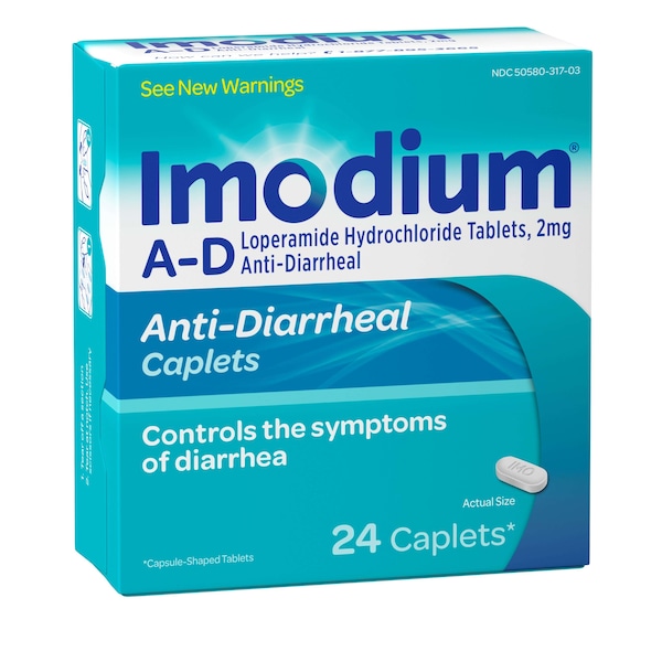 Imodium A-D Caplets 24 Count, PK24